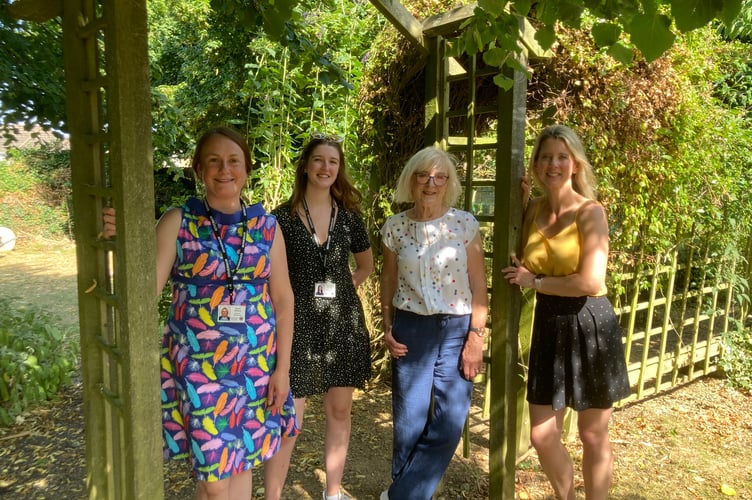 Governors at St Mary’s School, Writhlington, Mrs Gilliam, Mrs Martha Whittle, Mrs Butt and Mrs Adamson.