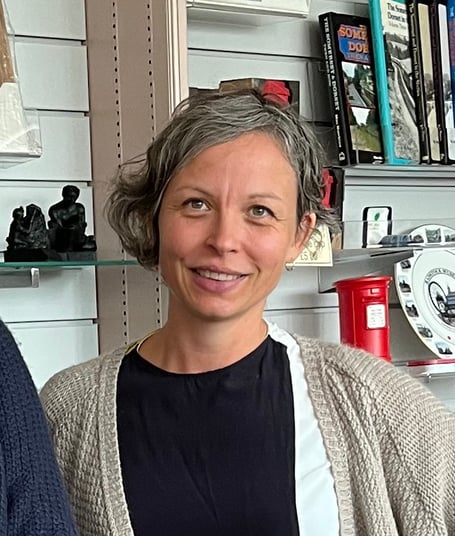 Radstock Museum’s Newly appointed Community Engagement Manager, Anne-Katell Peton. 