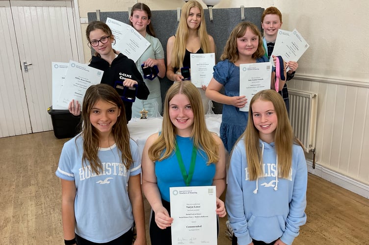 Bath Dance Centre students pass Medal Test. 