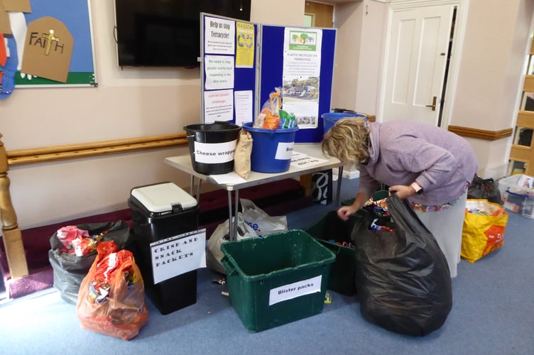 Peasedown Environment Group have been working hard to collect your waste. 