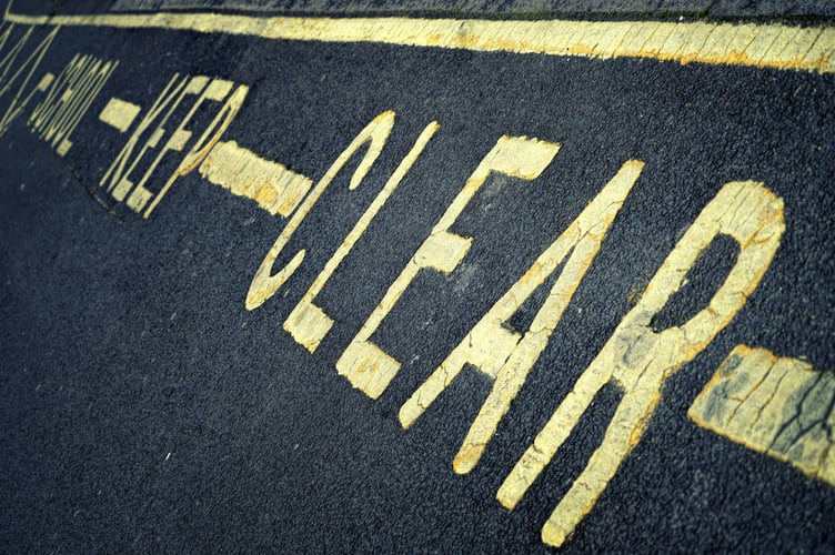 Keep clear - parking restrictions introduced in B&NES.