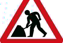 Midsomer Norton roundabout repairs
