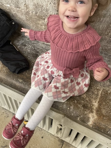 Leah faces sensory issues as well as global developmental delay, which requires specialist treatment.