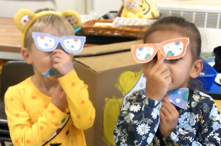 There were plenty of Pudsey props to go around!