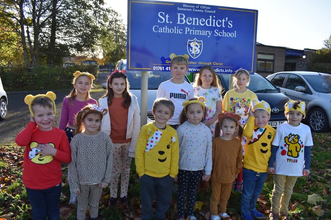 Another spotty theme was held at St Benedict's!