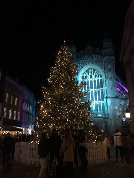 Bath Christmas Market starts this evening. 