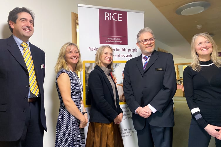 Wera Hobhouse MP visits local charity RICE to discuss the work of their Memory Clinic and their research into potential dementia treatments.