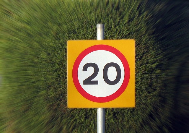 20mph sign