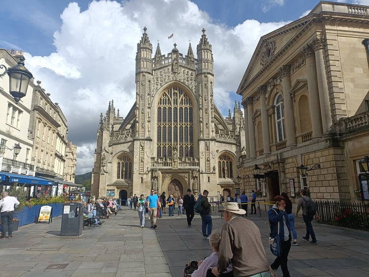 Bath Abbey is one of the warm spaces on the list