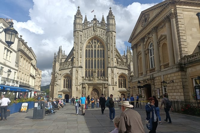 Bath Abbey is one of the warm spaces on the list
