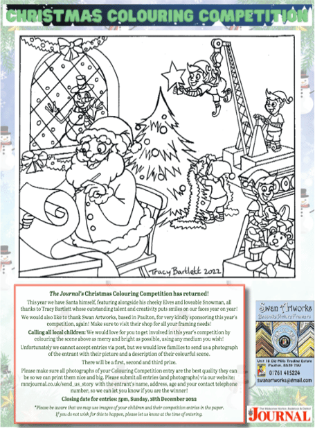 Have you entered The Journal's Colouring Competition yet?