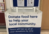 Christmas collection:  Over 2,000kg of food donated to Somer Valley foodbank