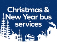 Christmas bus timetable 