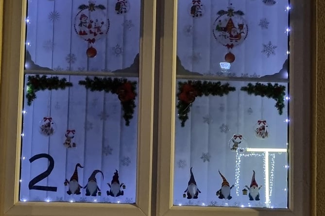 Each house created an entirely different Christmas scene to the other. 