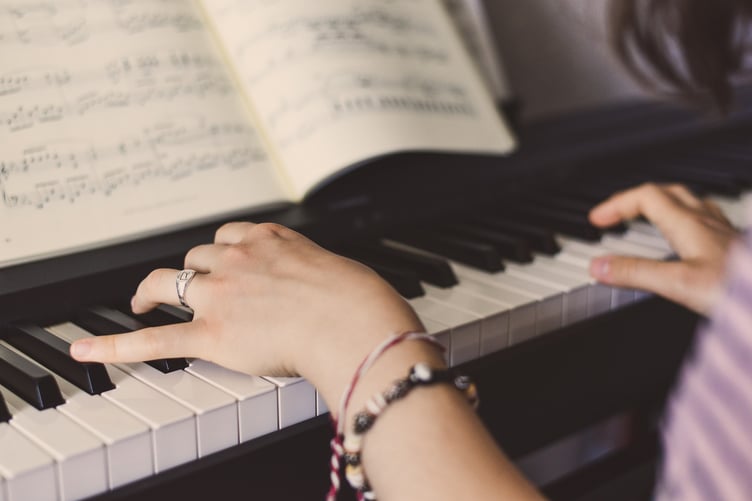 stock photo piano