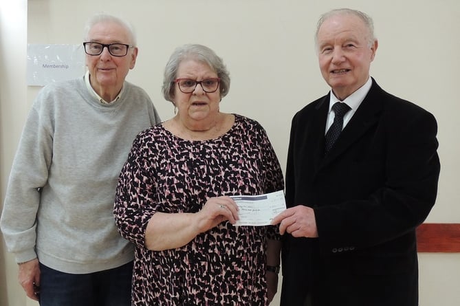 u3a chair gifts cheque