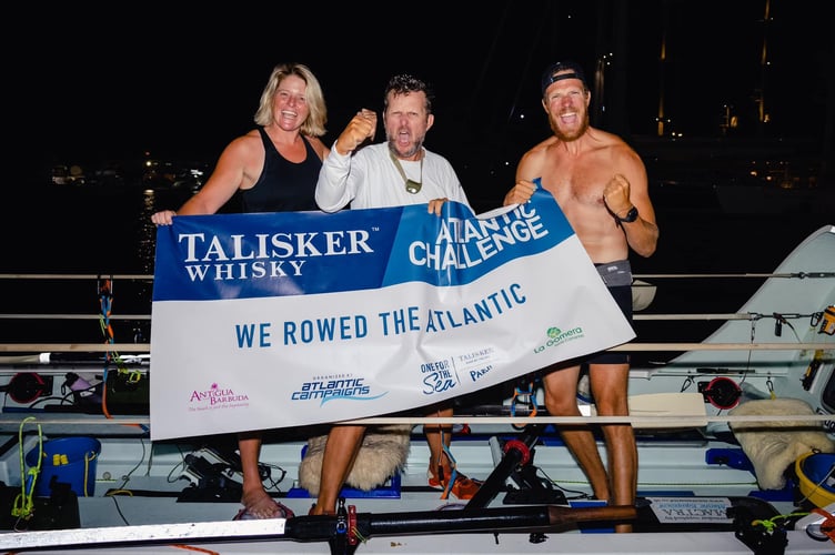 Raring to Row rowed the atlantic for charity 
