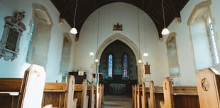 Norton Down get ready for Palm Sunday worship and Communion