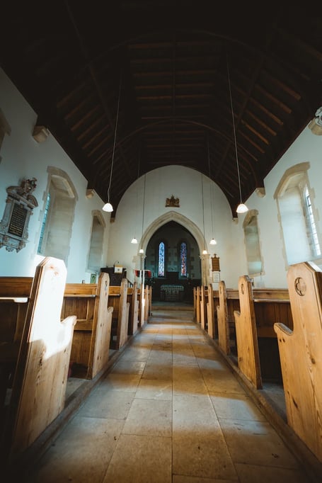 church stock image