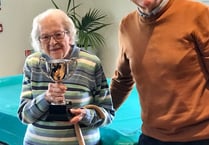 Long service and dedication: Betty awarded Turner Cup