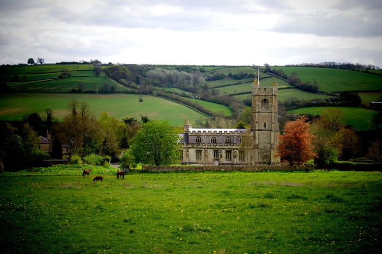 St Julian's Church in Wellow. 