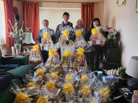 Lions egg on Easter with delicious hampers