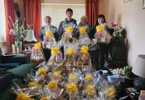 Lions egg on Easter with delicious hampers