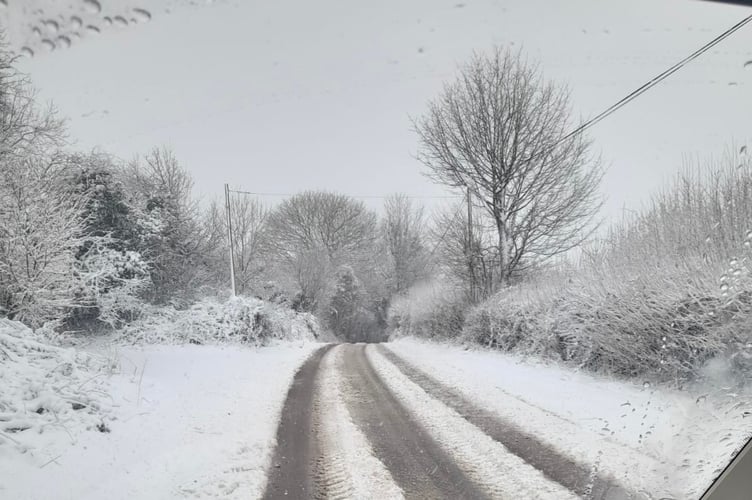 The Journal's delivery driver pulled over and snapped this this morning!