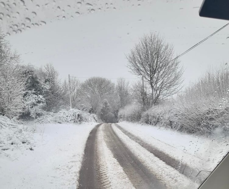 The Journal's delivery driver pulled over and snapped this this morning!