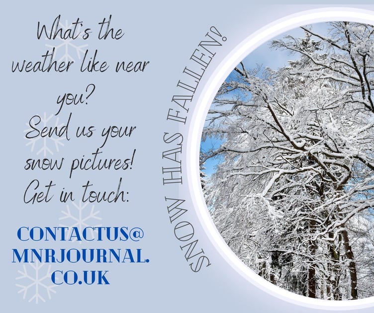 We are asking for your snowy photographs.