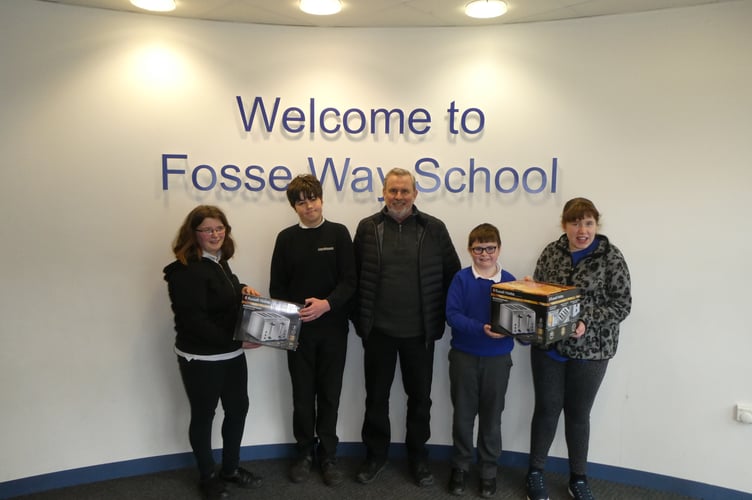 Fosse Way School Breakfast Club received new toasters. 