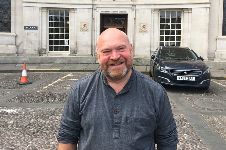 Councillor Bill Revans, leader of Somerset County Council,