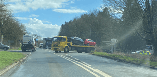 LIVE: police attend collision at Ammerdown Woods junction