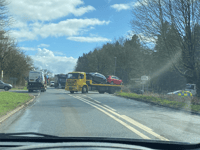 LIVE: police attend collision at Ammerdown Woods junction