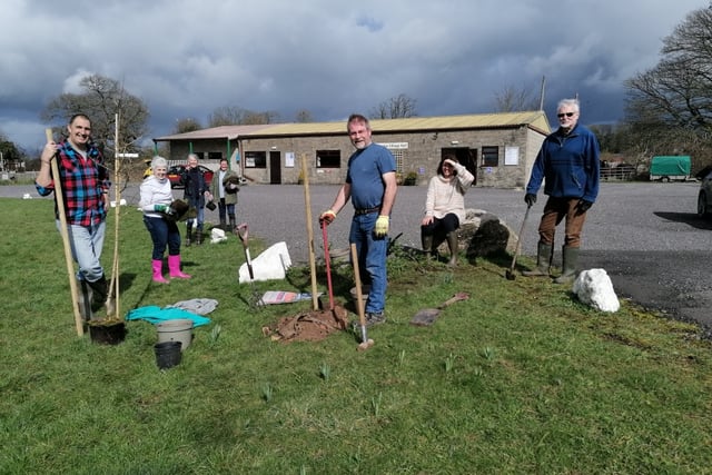 Queen’s Jubilee trees planted on village field