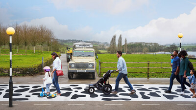 The UKâs first âcow crossingâ is situated at the Yeo Valley Organic Garden and Farm in Blagdon, North Somerset, near Bristol.