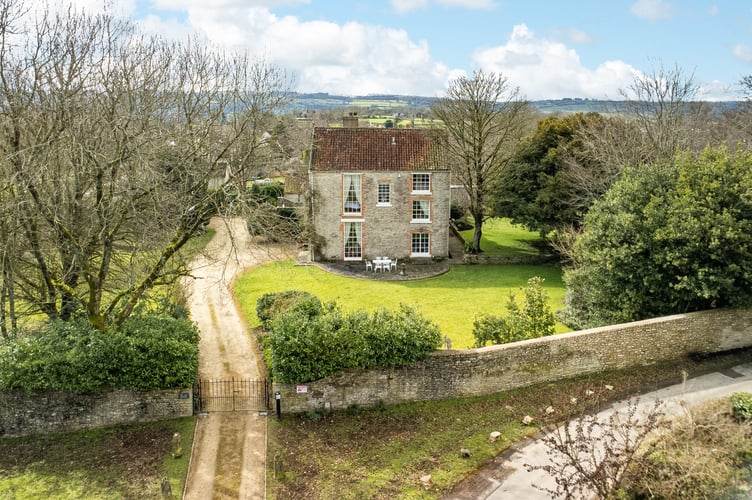 The former family home of Jacob Rees-Mogg in the village of Hinton Blewett, for sale at £2.75 million. See SWNS story SWLNhouse. Jacob Rees-Moggâs former family home is up for sale with a £2.75 million price tag. The Rees-Mogg family moved in to the idyllic country spread in Somerset in 1978, giving the future Tory MP and cabinet minister a lavish home to grow up in. The eight-bedroom property in the picture postcard village of Hinton Blewett, has also more recently been home to om Alexander, the CEO of Orange and T-mobile and the founder of Virgin Mobile. He lived at the Grade II Listed property for 20 years, even renting it out for a year to Irish pop band The Corrs.