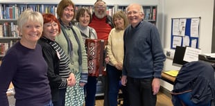 Paulton librarians say goodbye to their community librarian, Helen