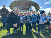 Rugbytots welcome Premier League Champions