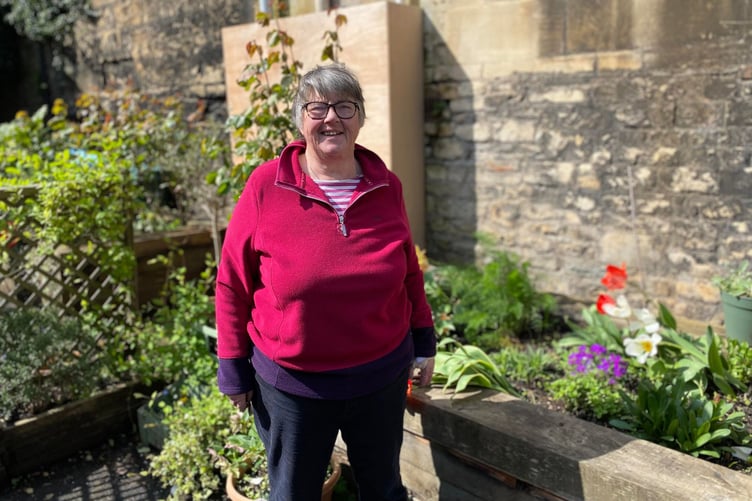 DHI Peer who runs the gardening club at The Beehive.