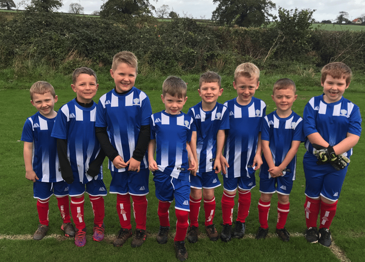 Radstock-based Stratton United youth team benefited from a Curo Communities Grant
