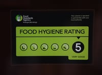 Food hygiene ratings handed to eight Somerset establishments