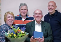 Dedicated members thanked for many years service in Timsbury