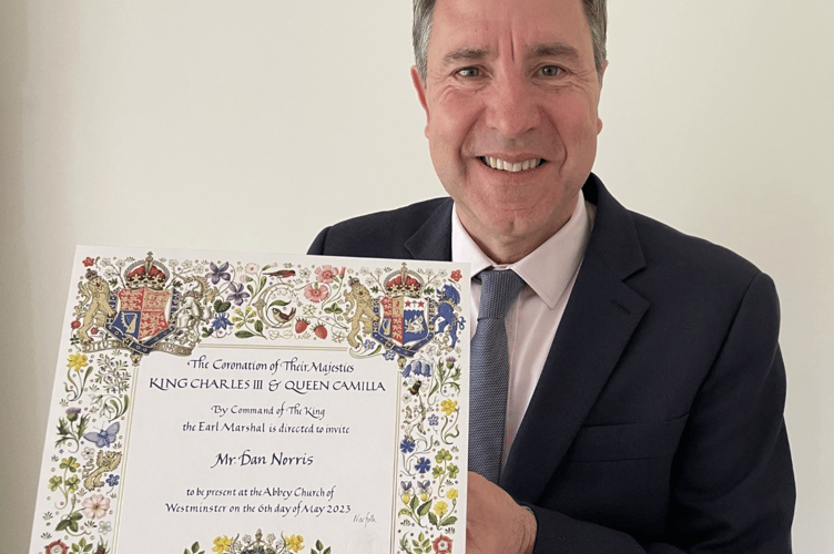 Metro Mayor Dan Norris will be attending the King's Coronation. 