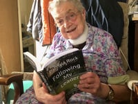 Midsomer Norton’s Rock completes autobiography aged 92!