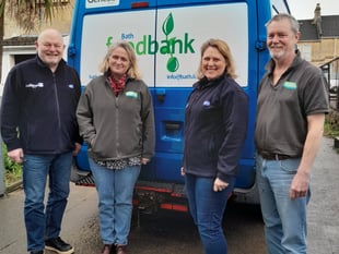 Bath Cats and Dogs Home donates pet food to Foodbank