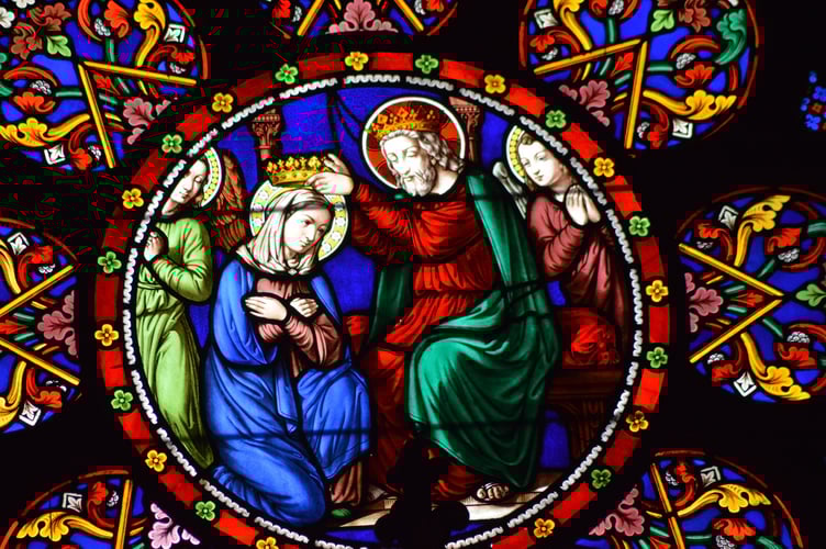 Church stained glass window