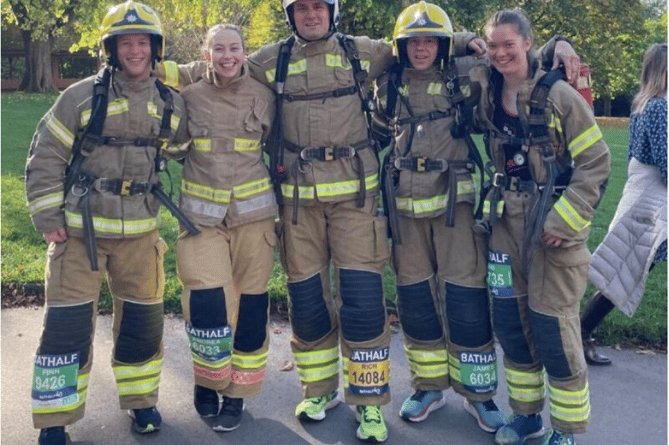 Bath Fire Fighters will bike 1,000 miles to raise money for Cancer Research UK.