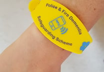 Avon Fire and Rescue Service create wristband for dementia
