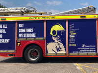 AF&RS wrap fire engines to encourage mental health conversation